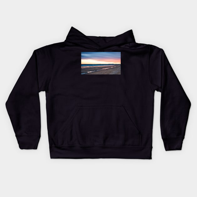 Winter Beach Kids Hoodie by BeanME